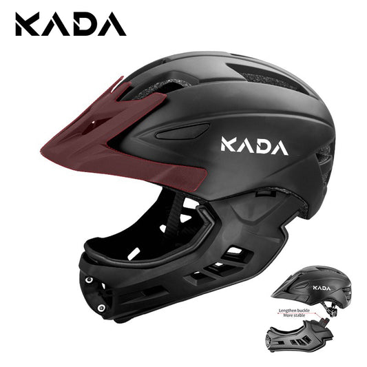 KADA Kids Cycling Helmet Full Face Protection Detachable