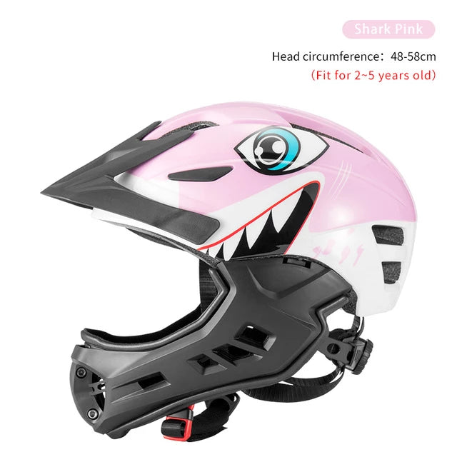 Child helmet sale with face guard